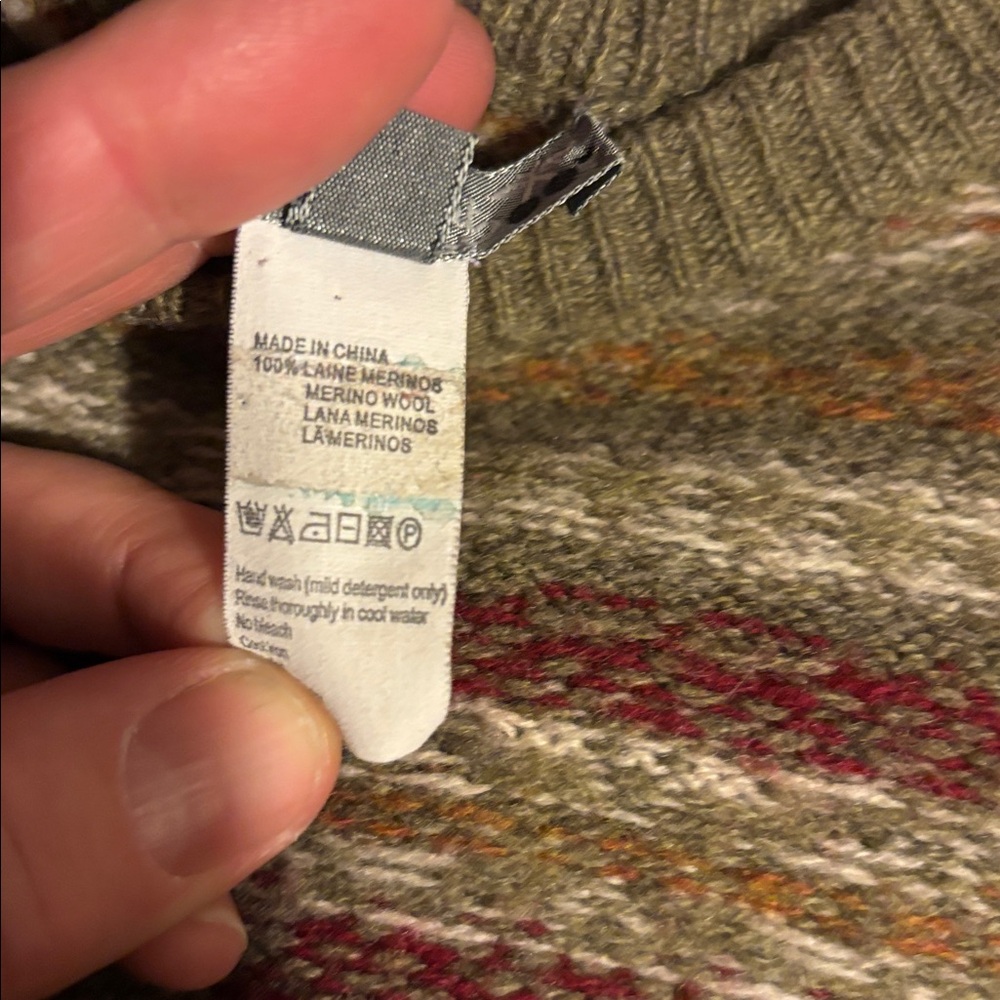 Bonpoint Wool Sweater Size 6 Multicolor Striped Crewneck Girls Luxury Kids - Picture 6 of 6